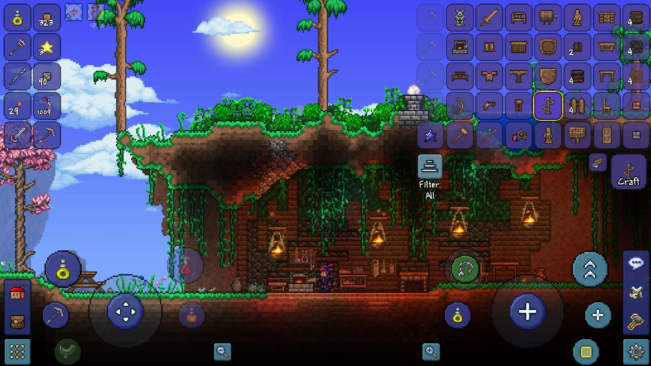 Скачать Terraria v1.4.4.9.5 MOD APK (Бессмертие, все открыто)