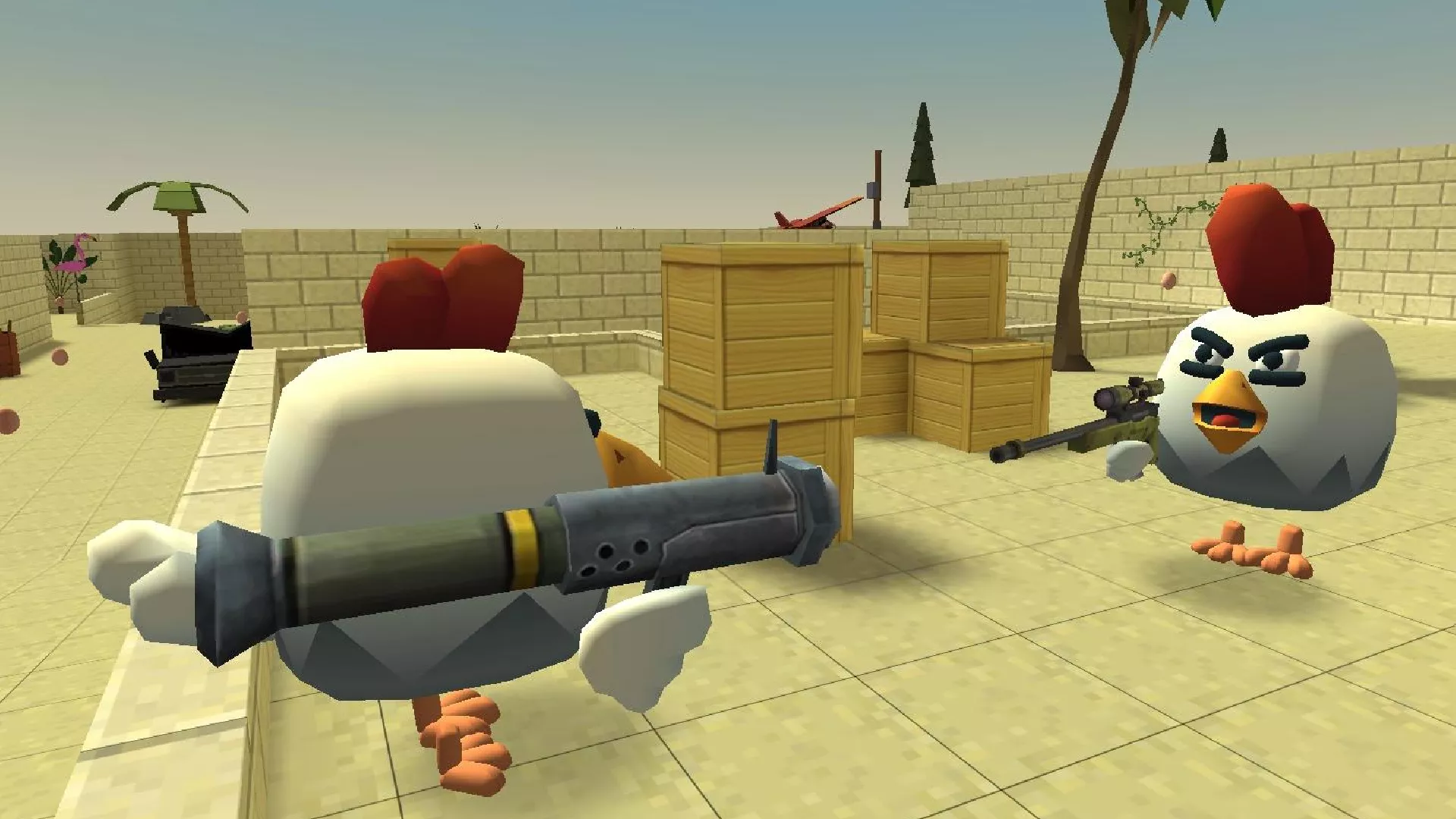 Скачать Chicken Gun v4.1.0 Мод APK (Много денег)