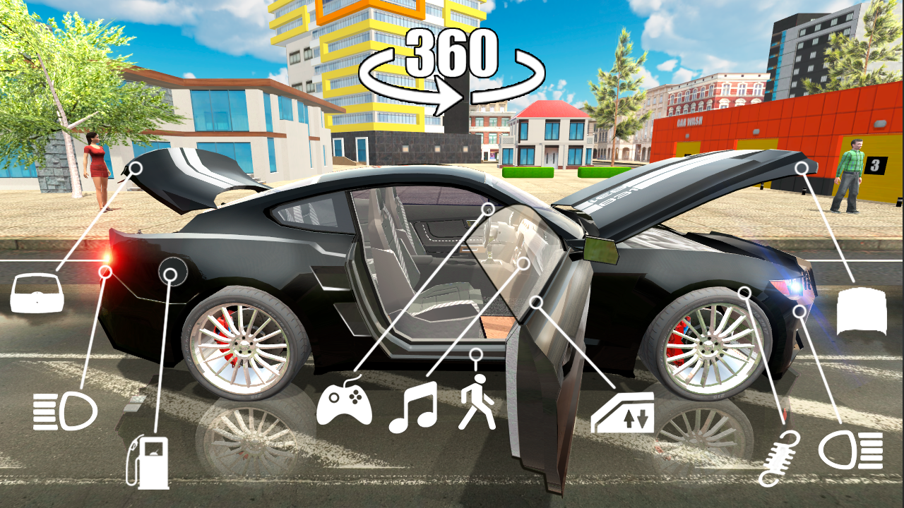 Скачать Симулятор Автомобиля 2 v1.51.5 Мод APK (Много денег)