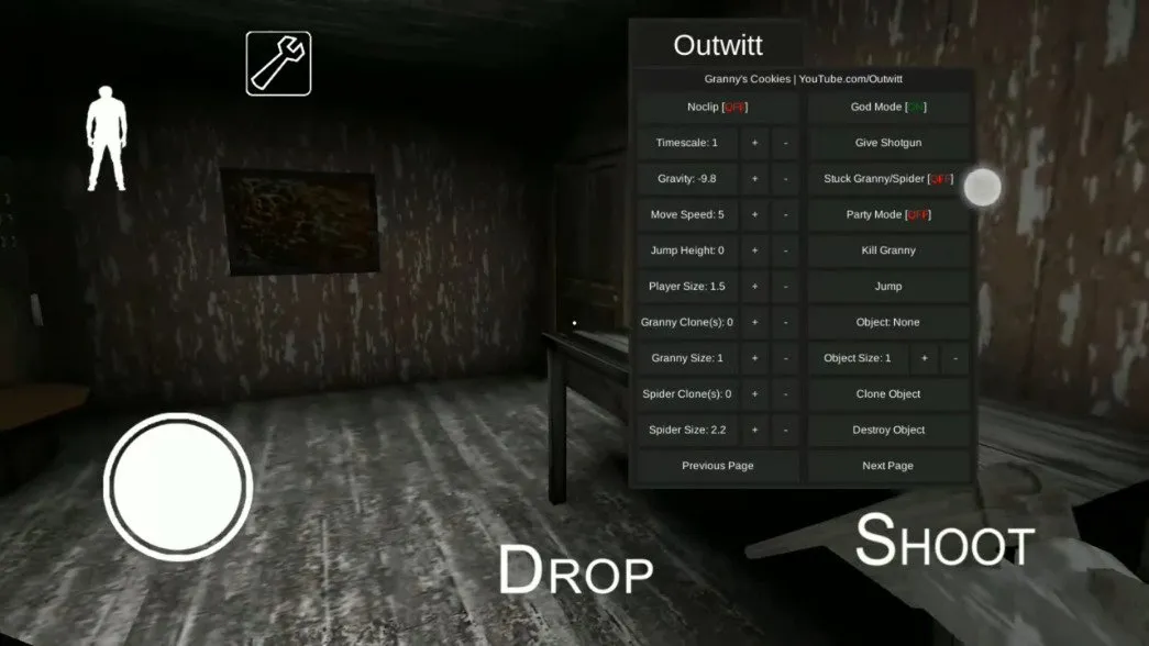 Granny Outwitt Mod Menu 