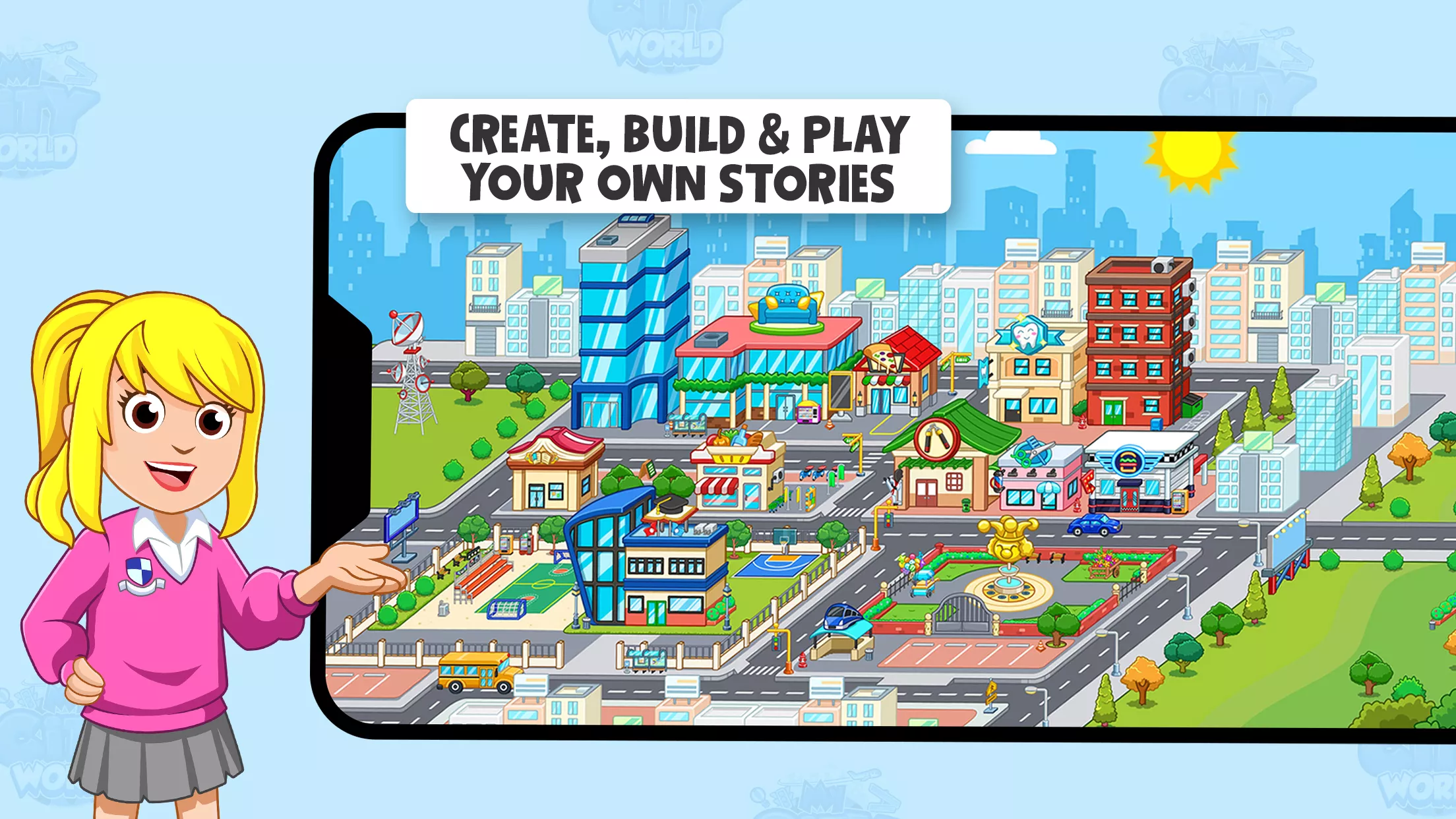 My Town Мир: Mегагород v1.58.1 Мод APK (Все открыто)