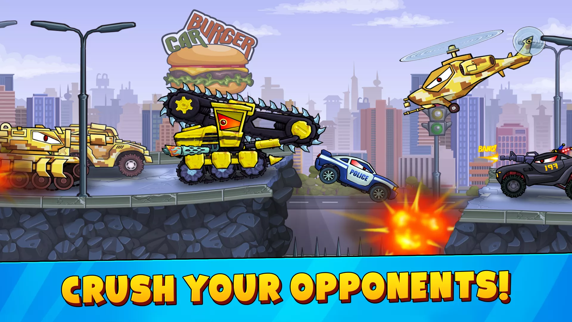 Скачать Car Eats Car 3 v3.3.805 Мод APK (Много денег) на андроид