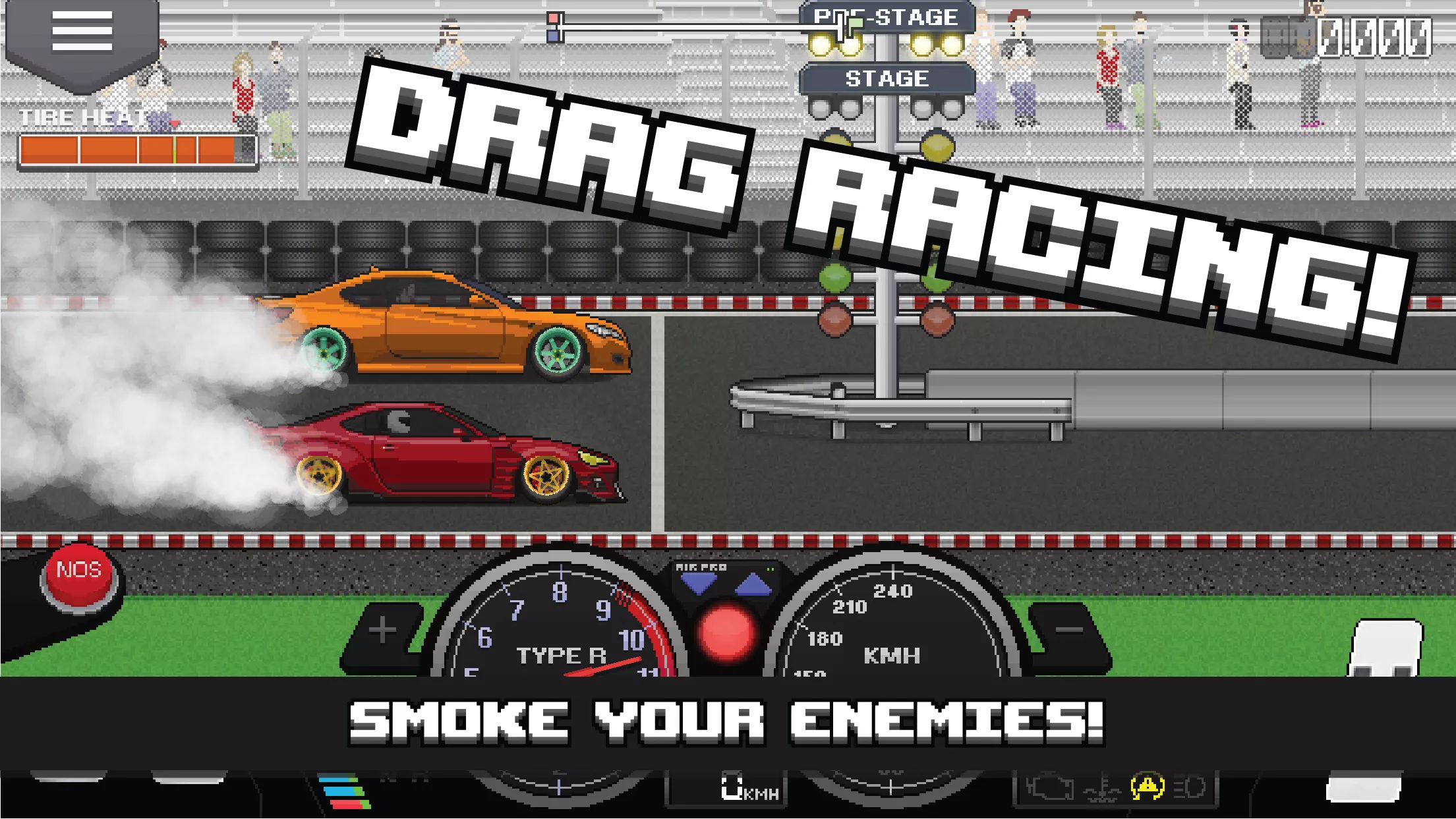 Скачать Pixel Car Racer v1.2.5 Мод APK (Много денег)