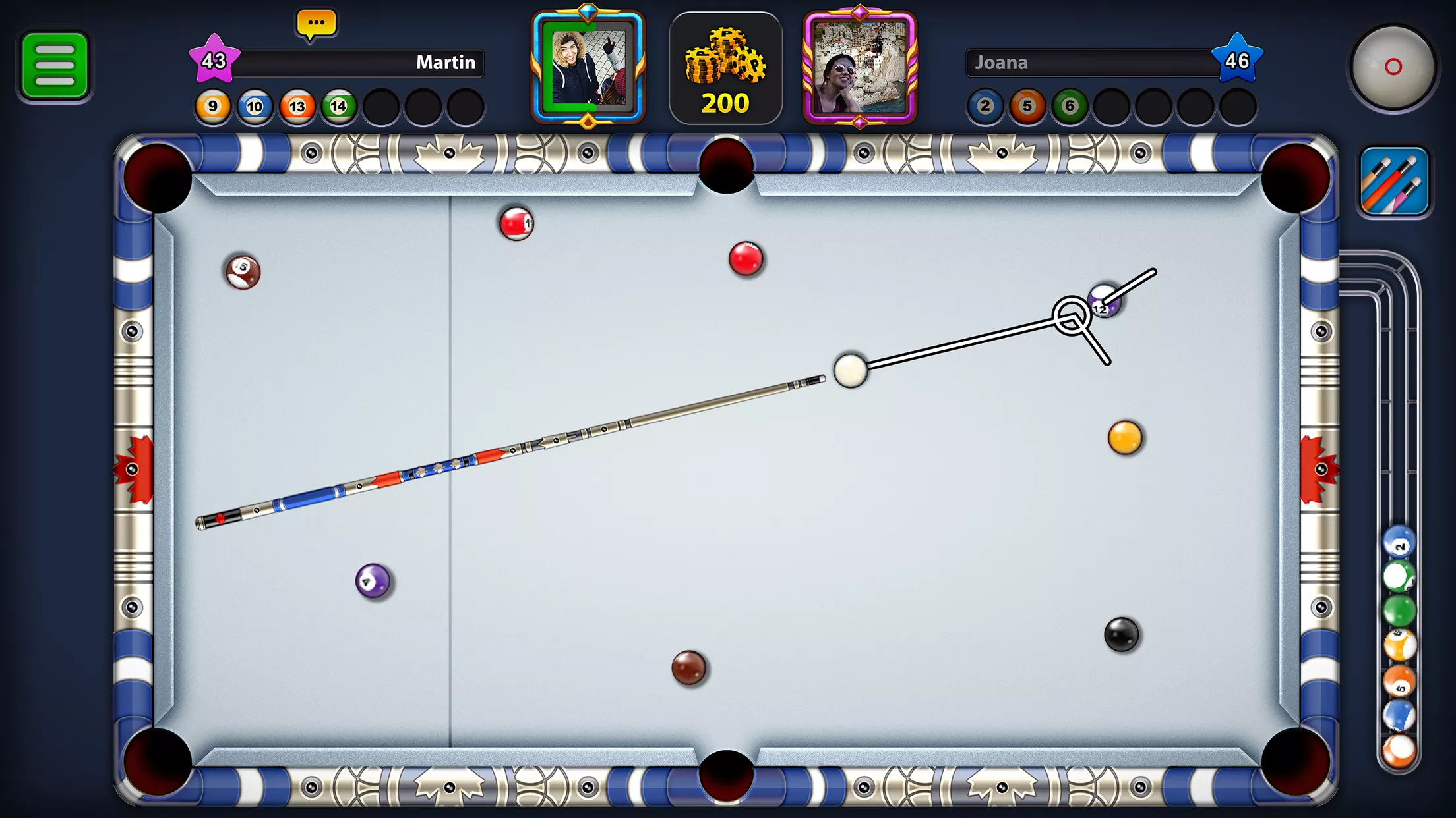 Mira Infinita 8 Ball Pool v5.14.5 Apk Mod e Mod Menu - W Top Games