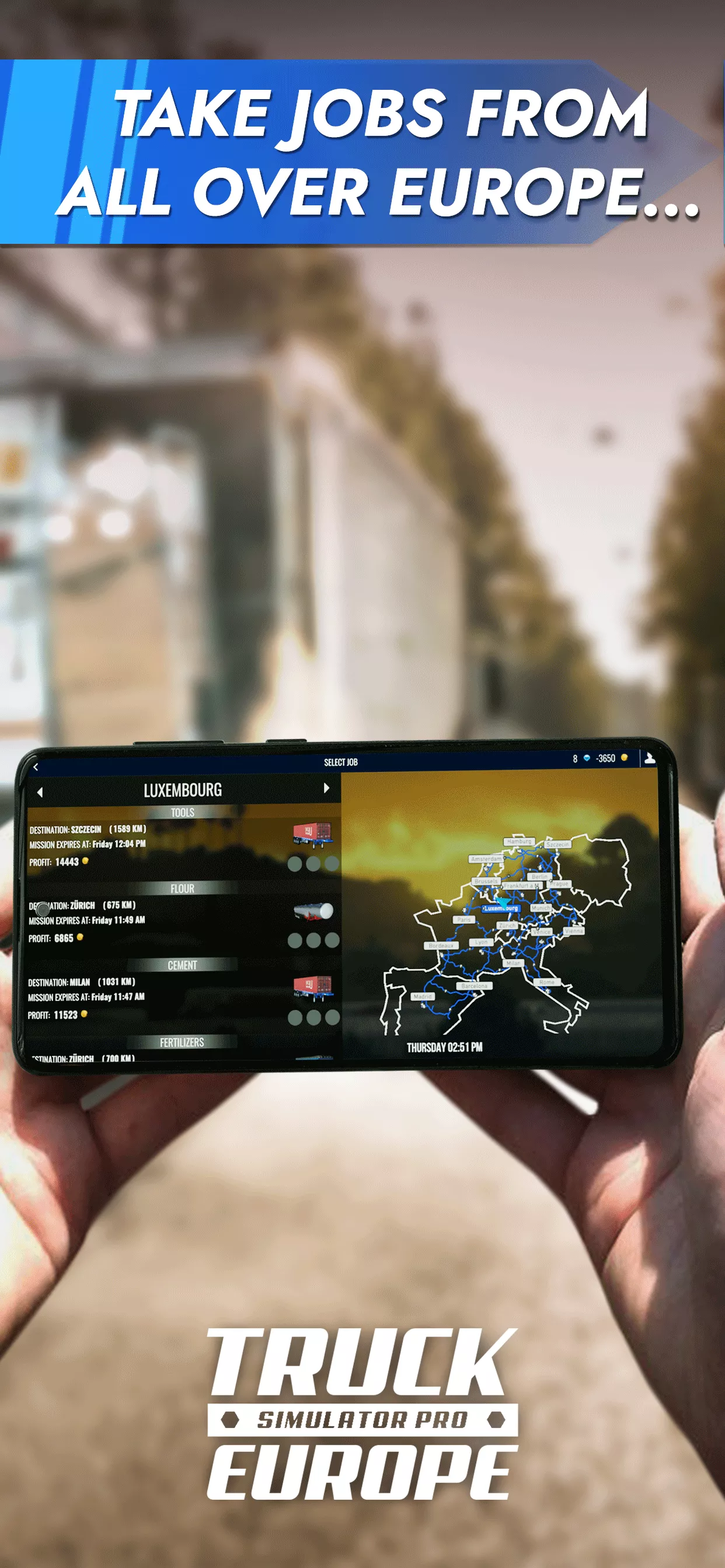 Truck Simulator PRO Europe v2.6.2 Apk Mod [Dinheiro Infinito