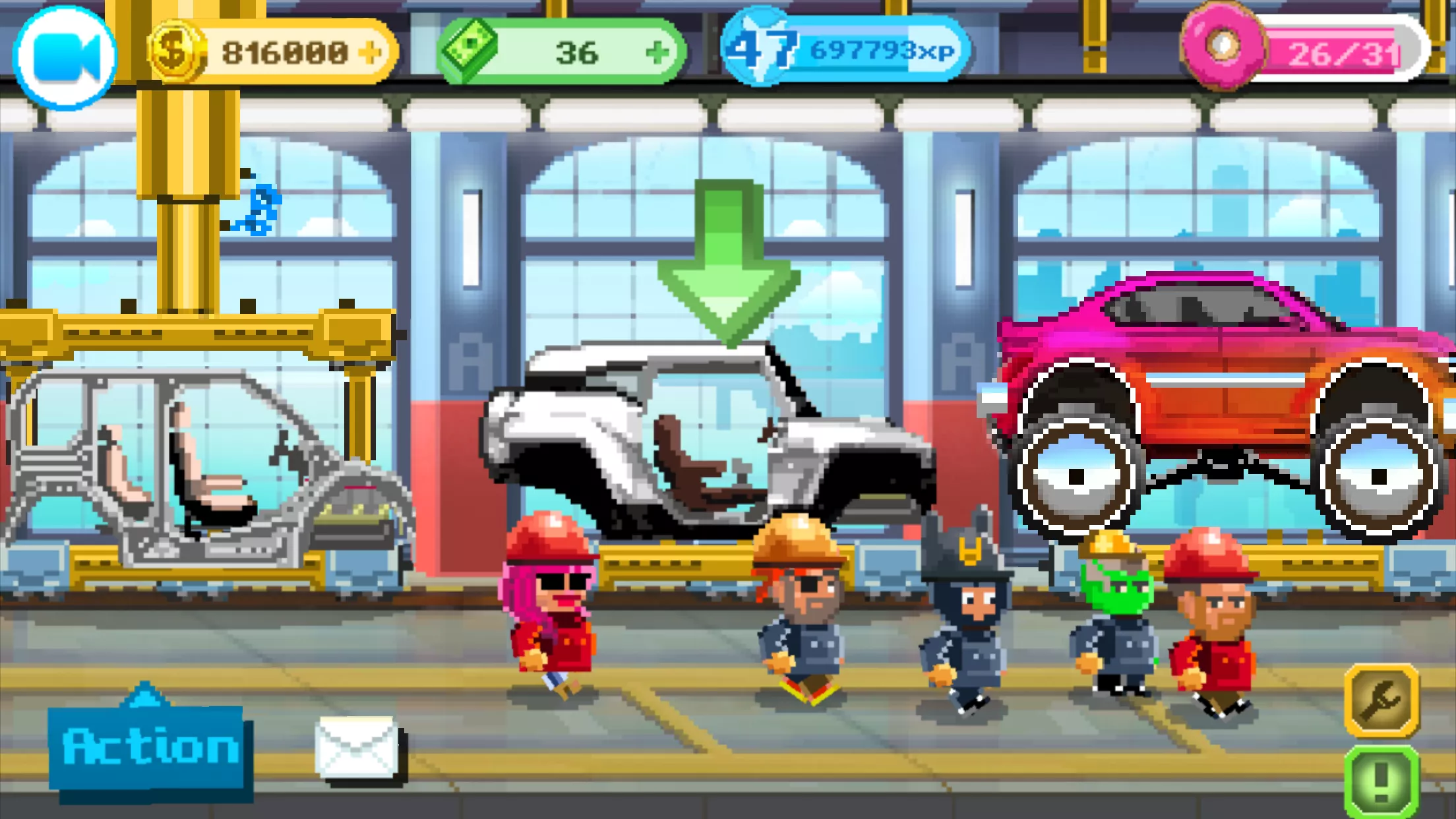 Motor World Car Factory v1.9037 Мод APK (Много денег)