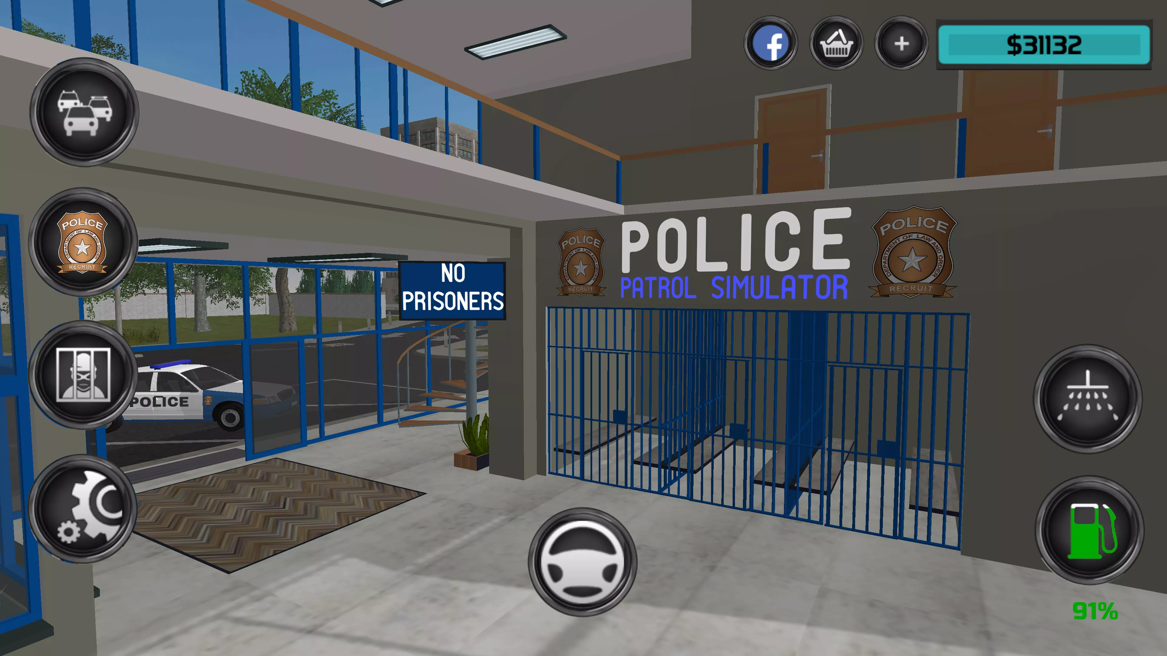 Скачать Police Patrol Simulator v1.3.2 Мод APK (Много денег)