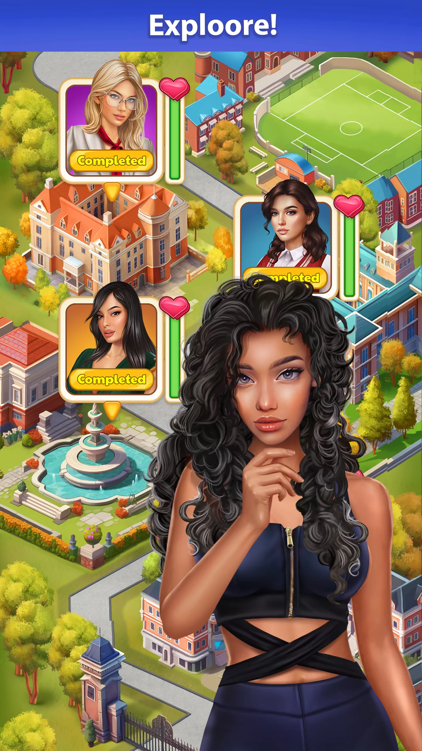 Скачать College: Perfect Match v1.0.69 Мод APK (Много денег)